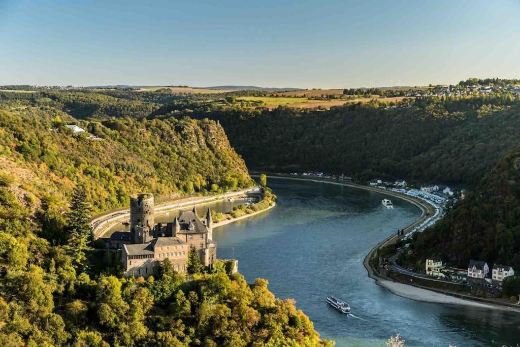 #1 Studioapartment Mit Loreleyblick Direkt An Der Schoensten Etappe Des Rheinsteigs Patersberg المظهر الخارجي الصورة
